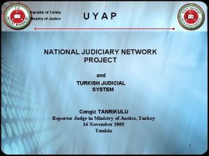 Ministry of justice turkey