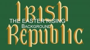 Irish republican brotherhood easter rising