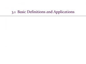 3 1 Basic Definitions and Applications Undirected Graphs