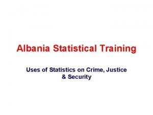 Albania crime rate