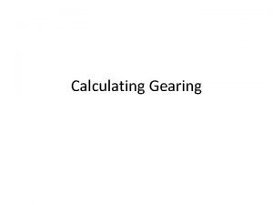 Calculating Gearing What does gearing measure The gearing