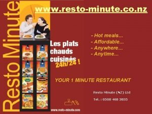 www restominute co nz Hot meals Affordable Anywhere