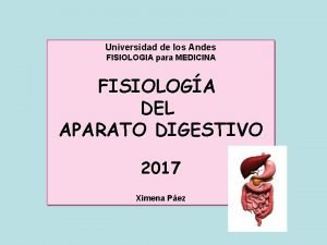 Universidad de los Andes FISIOLOGIA para MEDICINA FISIOLOGA