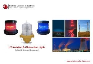 LED Aviation Obstruction Lights Solar Ground Powered Featured