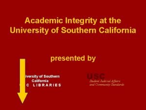 Usc plagiarism policy