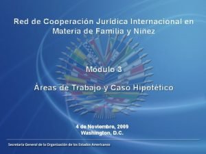 Red de Cooperacin Jurdica Internacional en Materia de