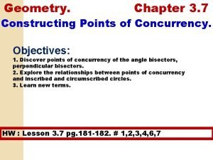 Concurrency definition geometry