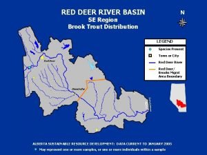 Red deer river basin Red deer river basin