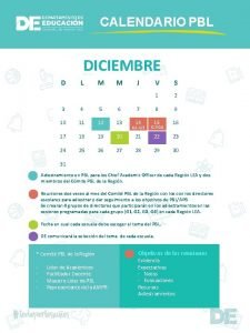 CALENDARIO PBL DICIEMBRE D L M M 3