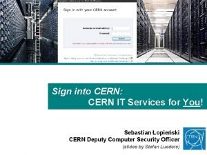 Cern it services