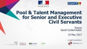 The pool talent management