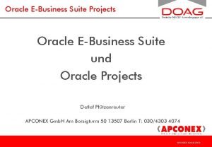 Oracle historia Oracle historia
