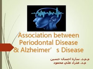 Alzheimers Disease v AD is a fatal neurodegenerative
