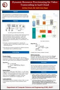 Dynamic Resource Provisioning for Video Transcoding in Iaa