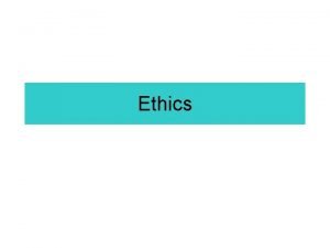 Ethical verb