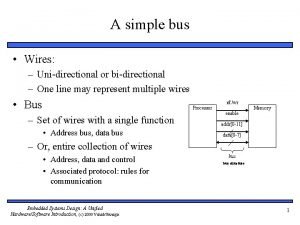 Why is data bus bidirectional Why is data bus bidirectional
