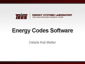 Energy gauge summit