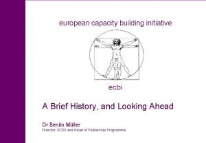 European capacity building initiative