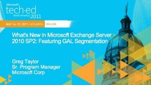 Exchange server demo