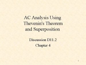 Superposition theorem discussion