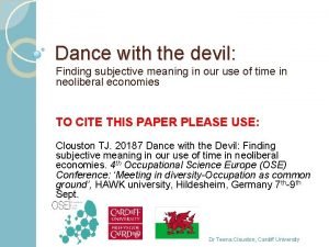 Dance with the devil meaning