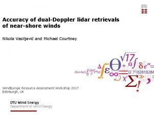 Accuracy of dualDoppler lidar retrievals of nearshore winds