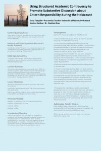 Structured academic controversy worksheet Structured academic controversy worksheet