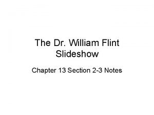 Chapter 13 flint Chapter 13 flint