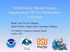 North pacific marine science organization