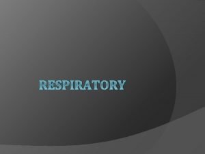 RESPIRATORY Upper Respiratory external nares nostrils nasal cavity