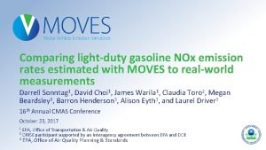Comparing lightduty gasoline NOx emission rates estimated with