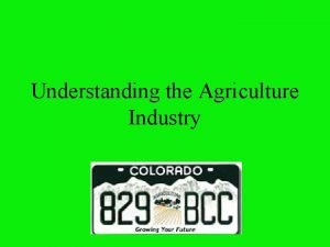 Colorado agriculture facts