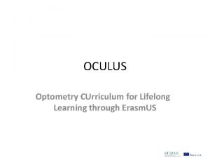Oculus optometry
