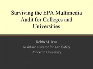 Multimedia compliance audit