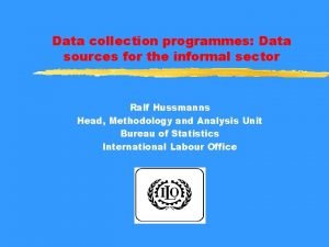 Informal data collection
