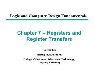 Register transfer language