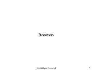 Recovery CS550 M Soneru Recovery Sa S 1