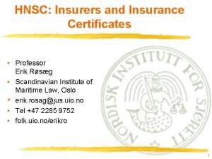 Rsg certificate