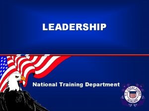 Coast guard leadership competencies