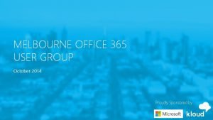Office 365 proplus melbourne