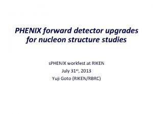 PHENIX forward detector upgrades for nucleon structure studies