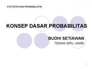 Konsep probabilistik