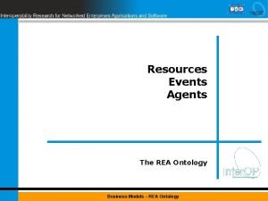Rea ontology