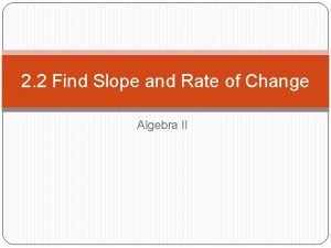Slope review classifying slope