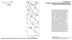 Hindshaw et al Decoupling of dissolved and bedrock