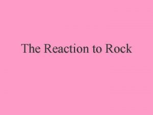 The Reaction to Rock Civic Reaction Rock is