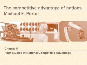 Competitive advantage of nations summary