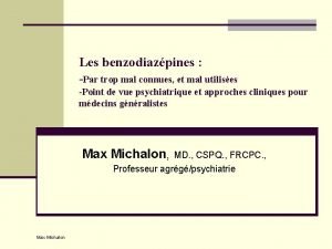 Demi vie benzodiazépine