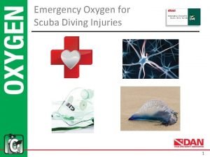 Emergency oxygen tank for diving