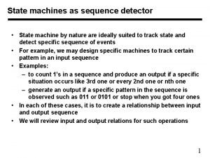 011 sequence detector